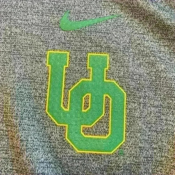 Nike Women’s Oregon Ducks Football Funnel Neck Sweatshirt Jersey. Size Large. - Picture 6 of 11